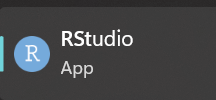 RStudio icon